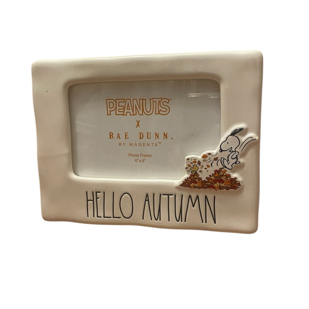 Rae Dunn x Peanuts Autumn Photo Frame